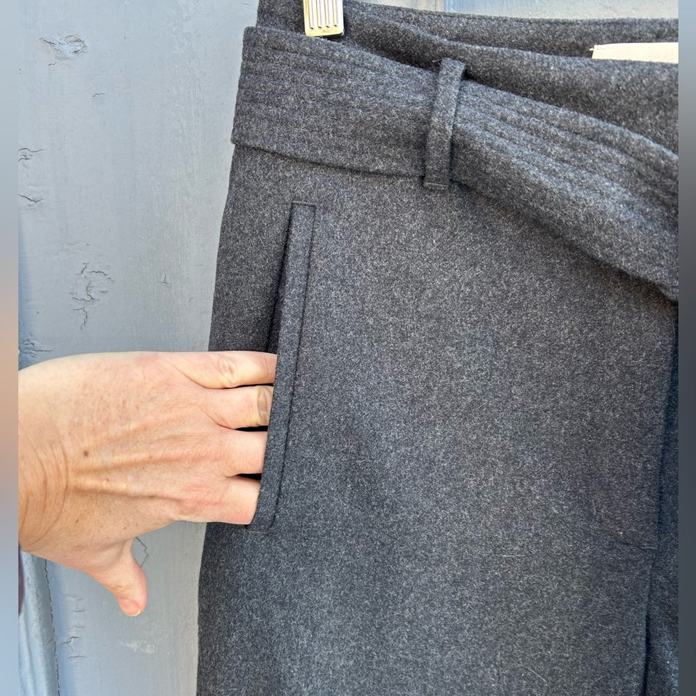 Wilfred Jallade cashmere Wool Tie Front Pant, size 6