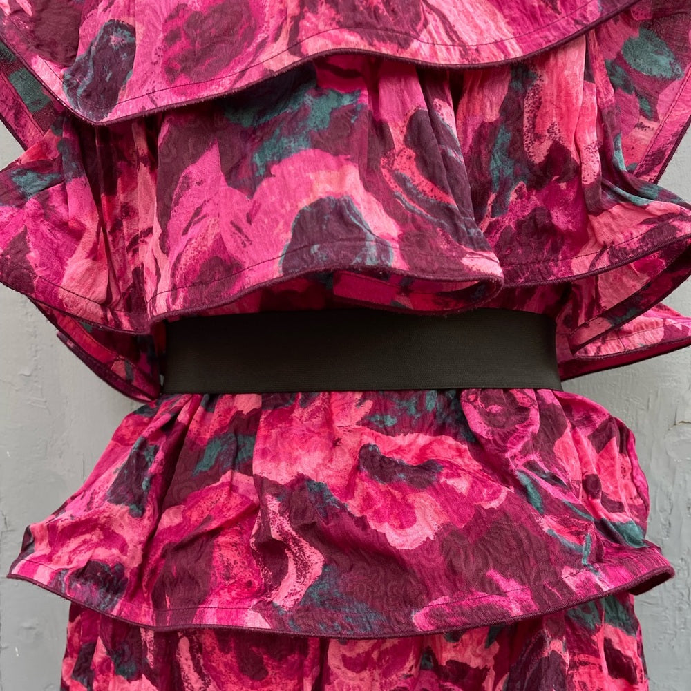 Lanvin x H&M Silk Tiered Dress no 9, size 6