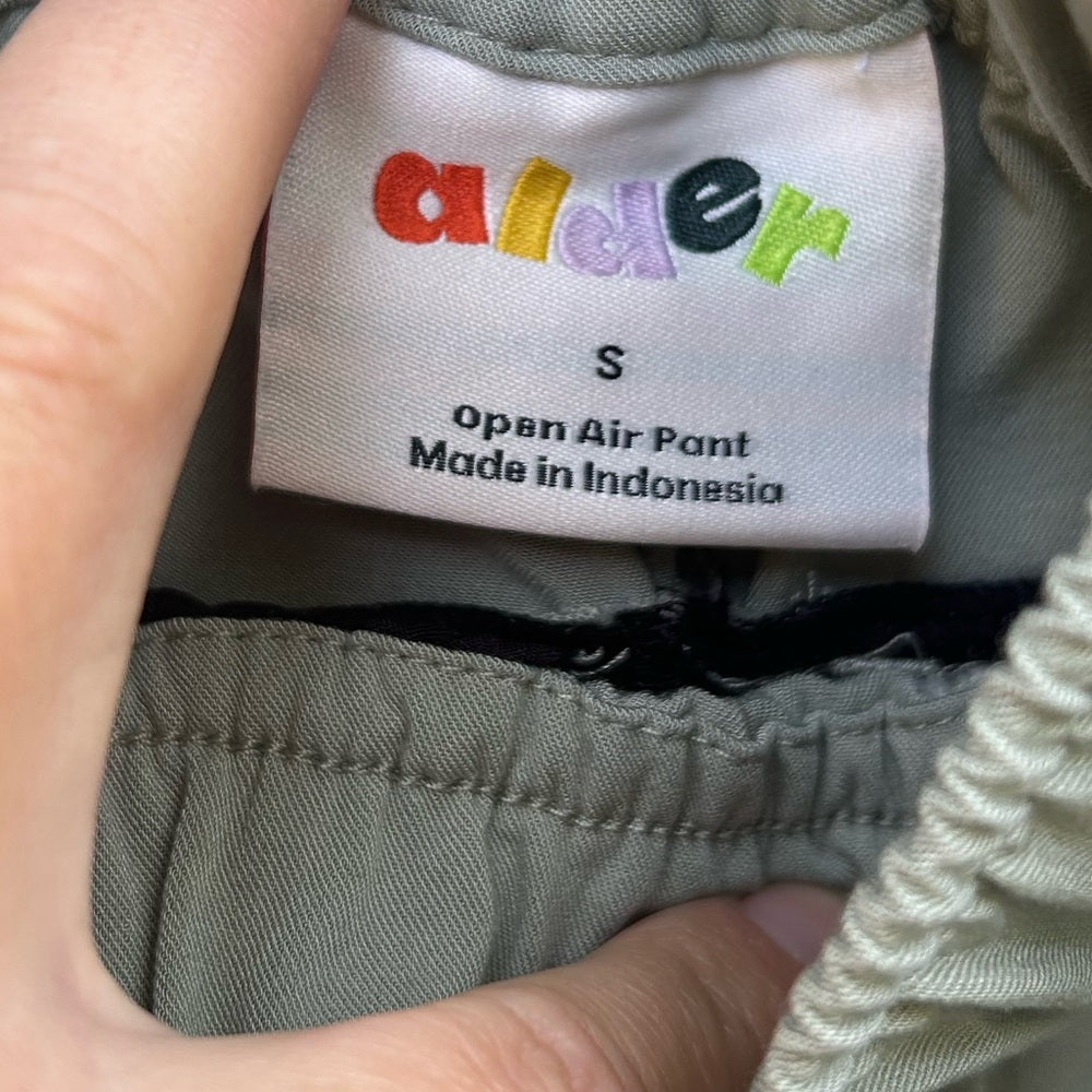 Alder Green Open Air Pants, Small