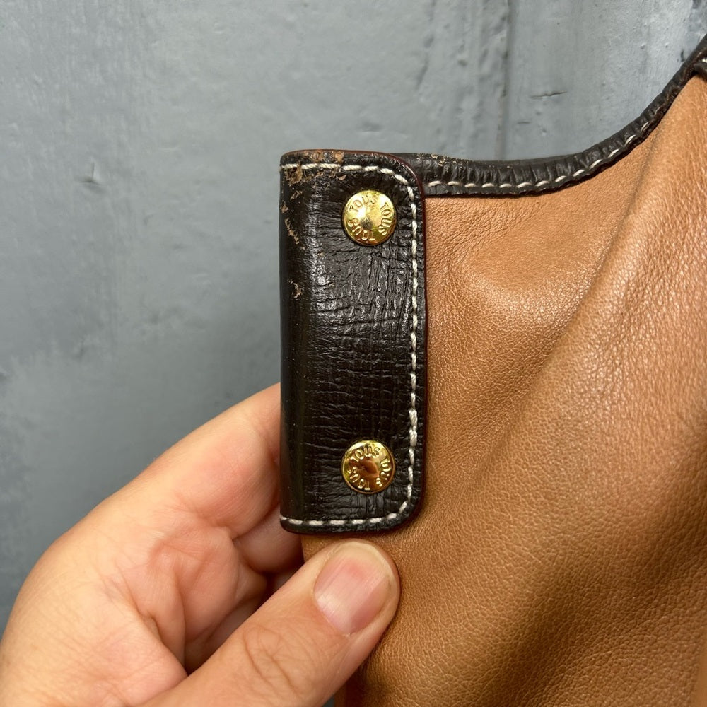 Tous Leather shoulder bag, 16.5”x 11.5”x 6.5”