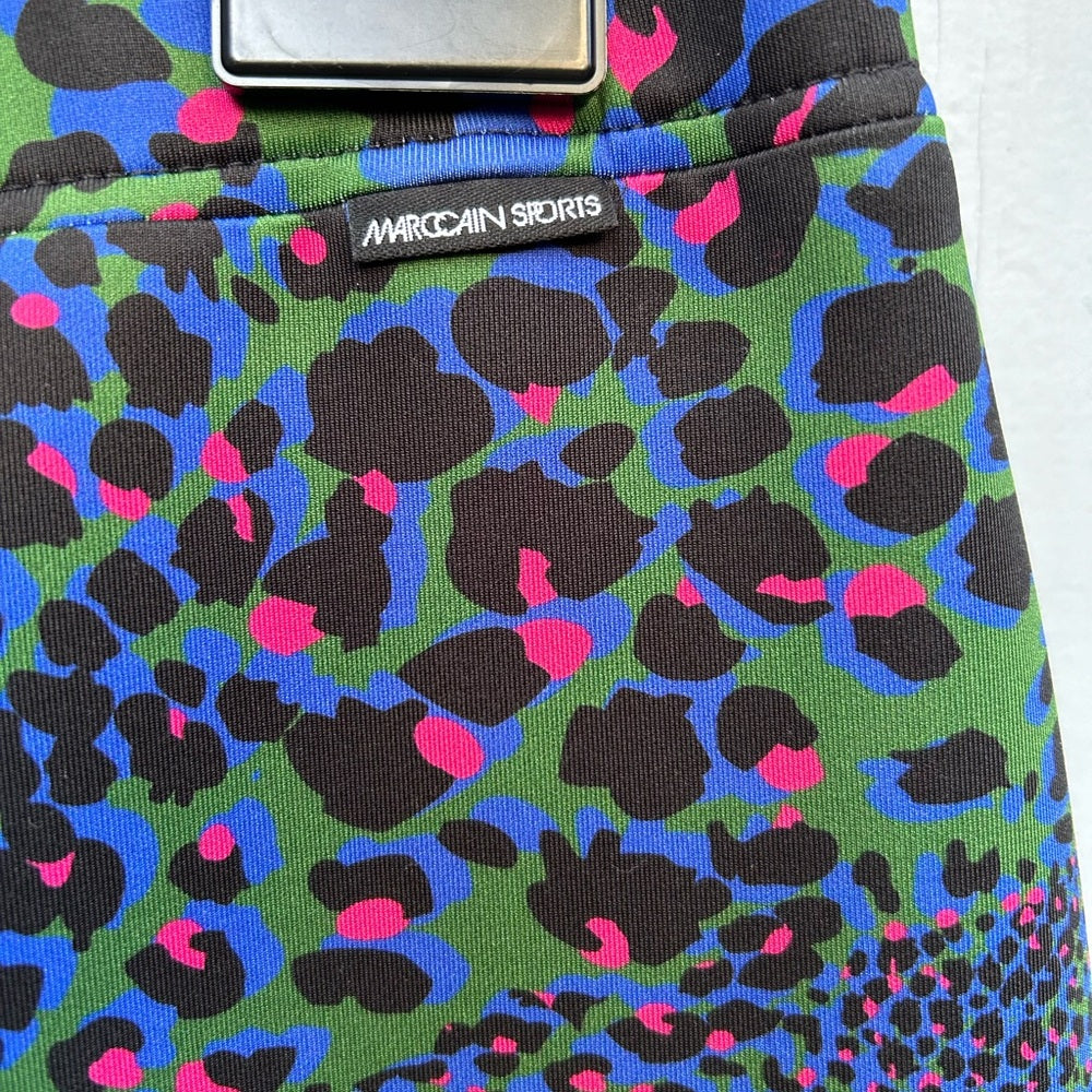Marc Cain Sport Animal Print Mini Skirt, size N2 (US6)