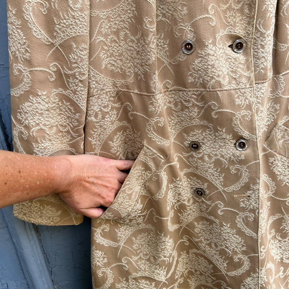 Vintage Montgomery Ward Brocade Jacket, size M