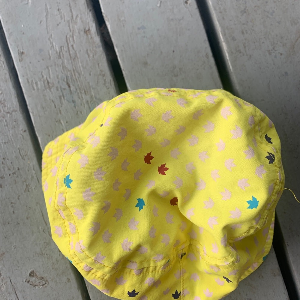 HBC Olympic maple leaf yellow bucket hat