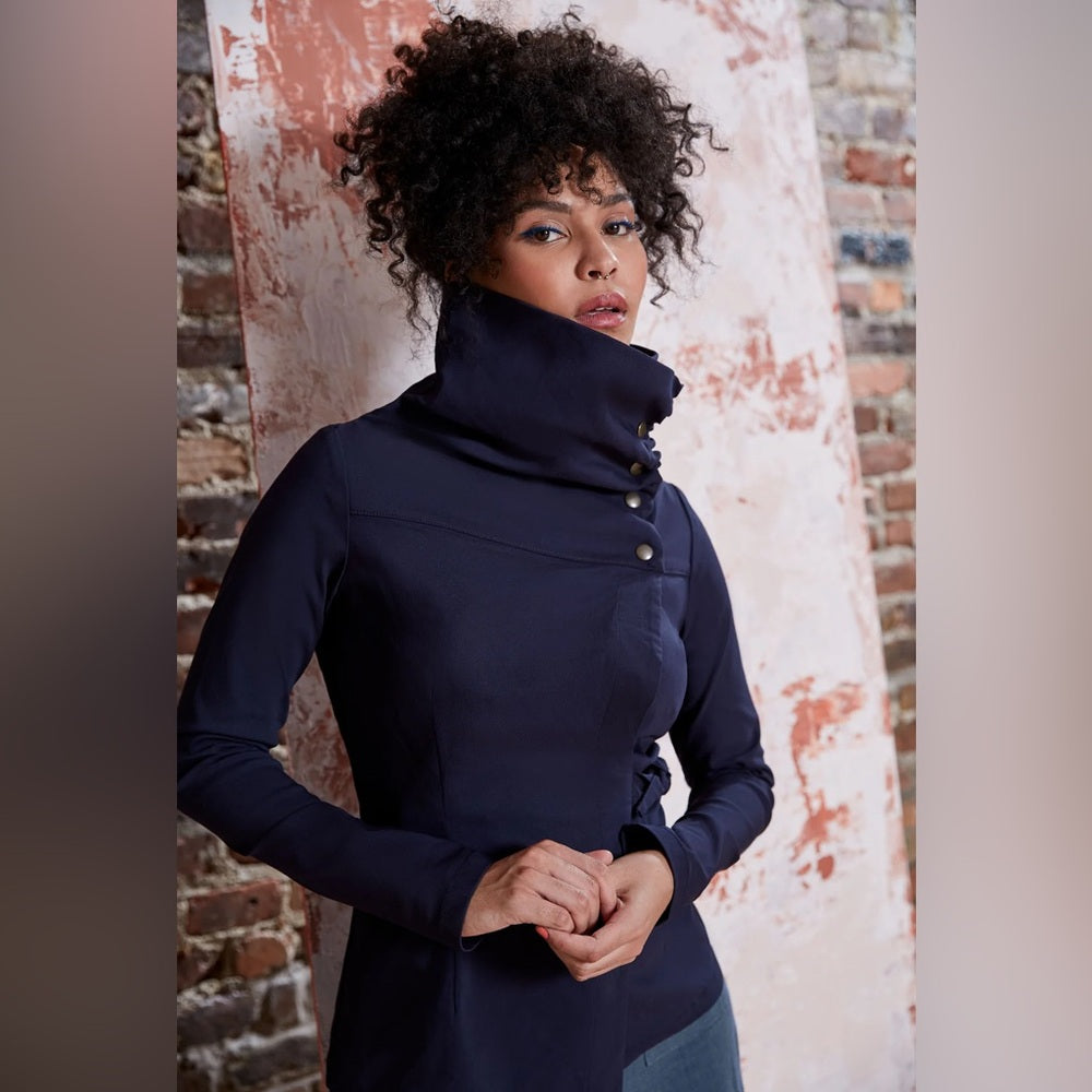 Melow by Melissa Bolduc Isabeau Assymetric Jacket, BNWT, size XS