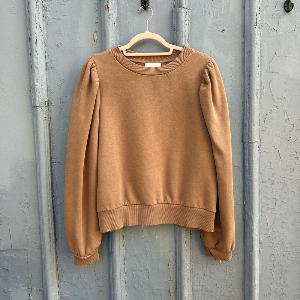 Anthropologie Second Female Carmella Brown sweatshirt, size Large