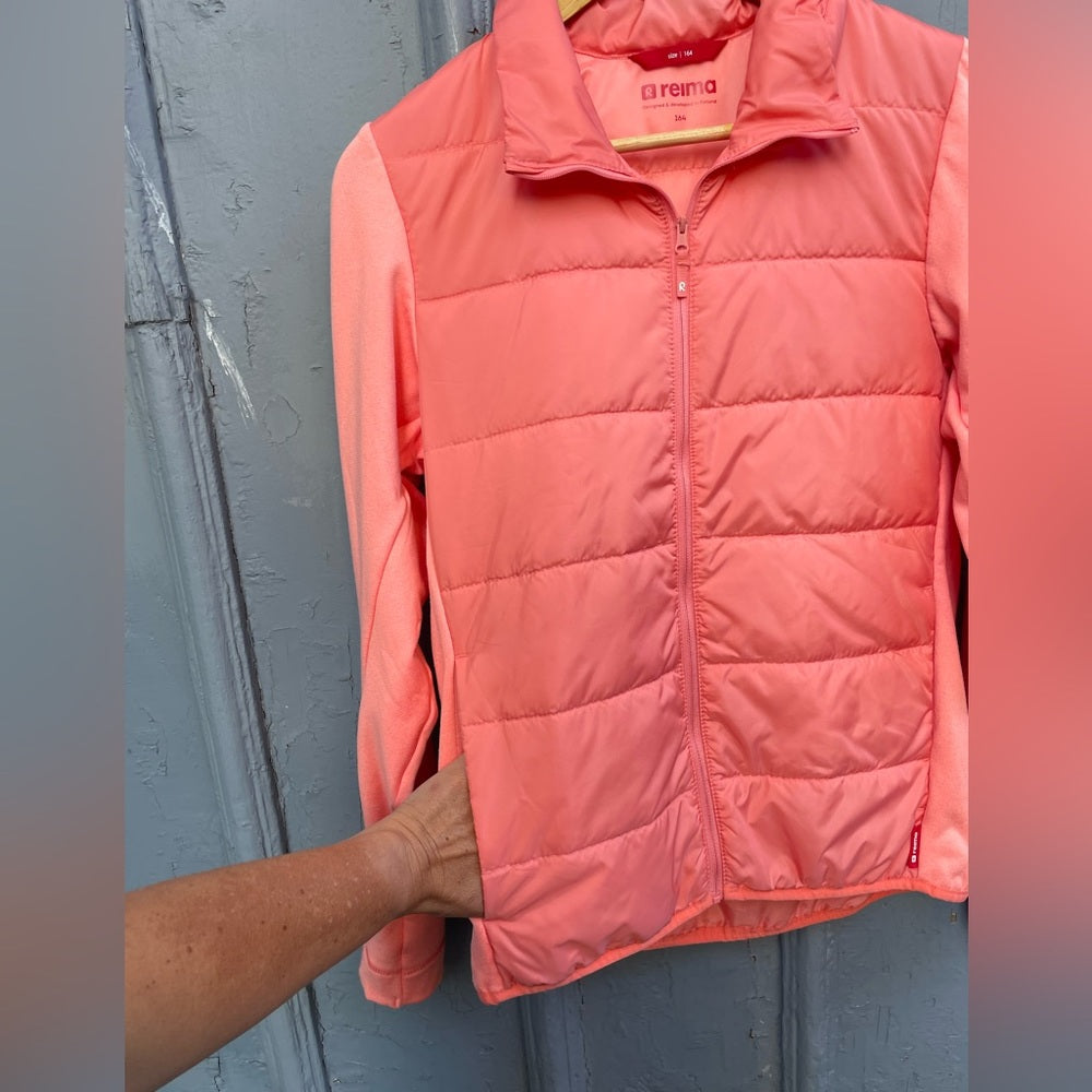 Reima Hiili Puffer Sweater Jacket, size 14 year old
