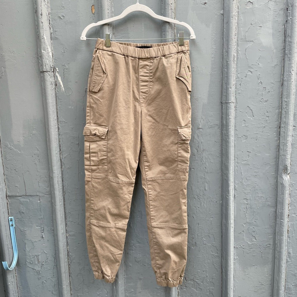 J Brand Eugene cotton-blend twill tapered cargo pants, size 26
