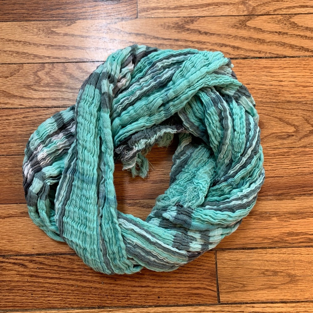 V.Fraas plaid check cotton scarf