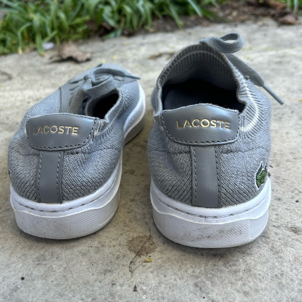 Lacoste La Piquée Wool Blend Textile Trainers, size 8