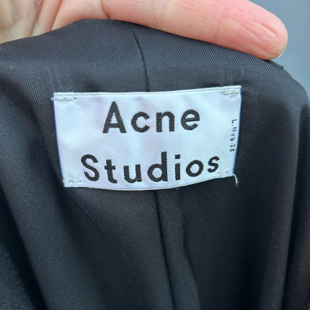 Acne Studios Nock Cool Wool Dress, size 36