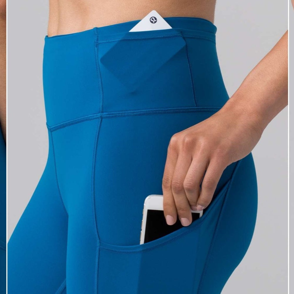 Lululemon fast and free crop, size 6