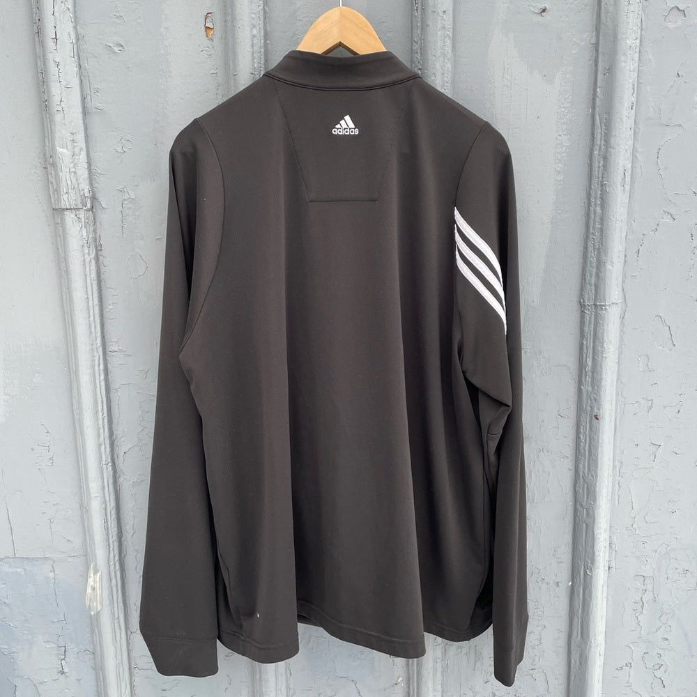 Adidas climalite long sleeve 1/4 zip pullover shirt, size XL