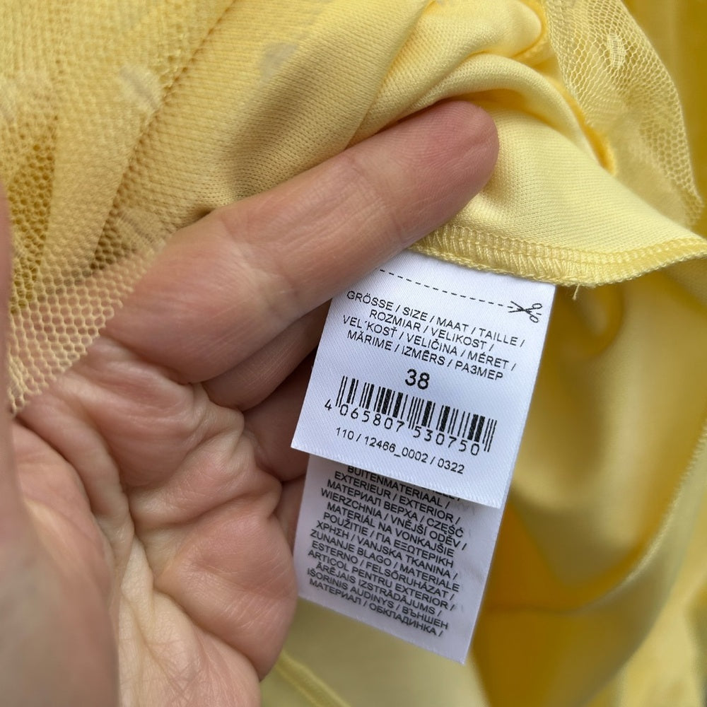 Jake’s Cocktail Yellow dress, size 38 (approx 6)