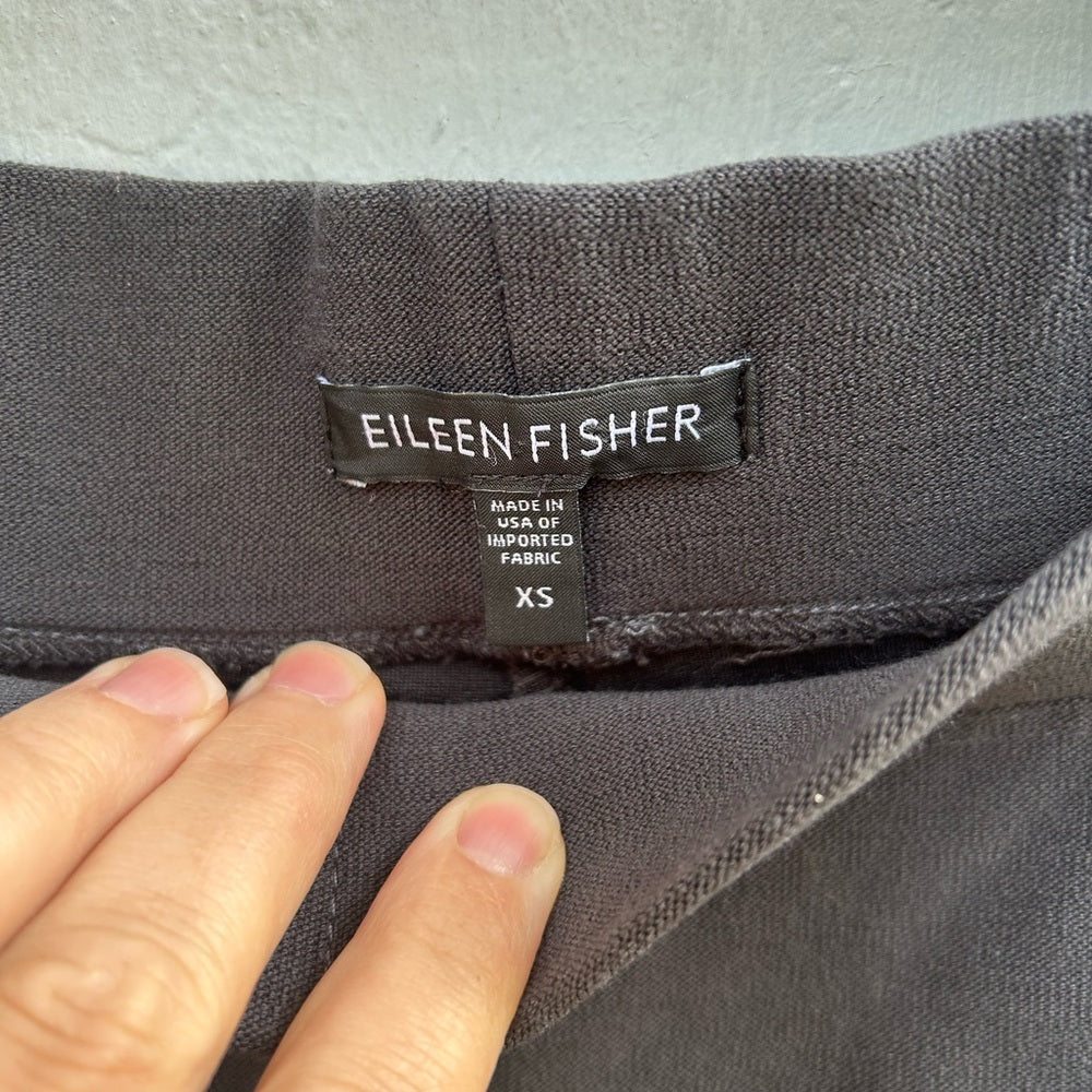 Eileen Fisher Black Crepe Pants, size xs