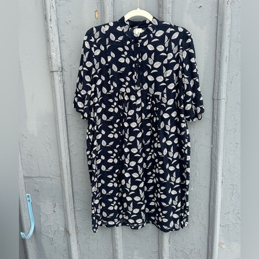 Willowmore botanical leaf tunic, size S/M