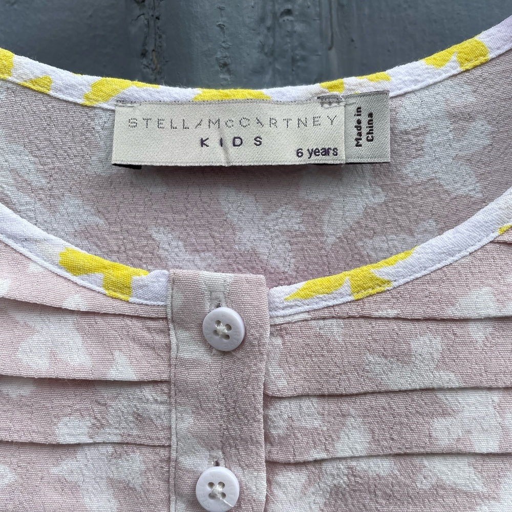 Stella McCartney kids crepe bird dress, size 6