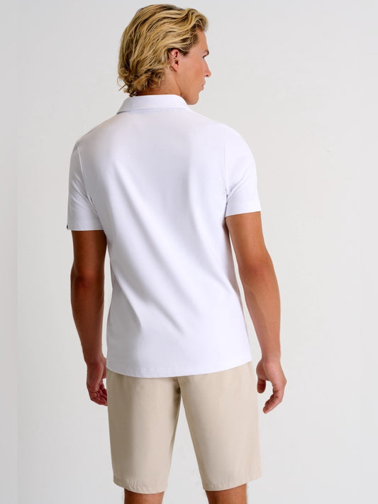 Shan Actuel Polo, white, BNWT, size L