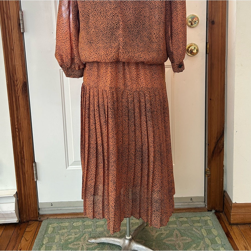 Bruce Wayne Vintage Animal Print Dress, Modern size 10