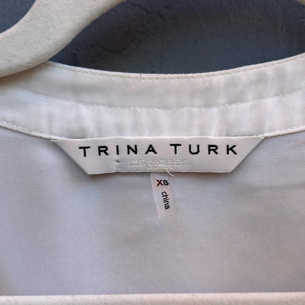 Trina Turk Cream blouse, size xs