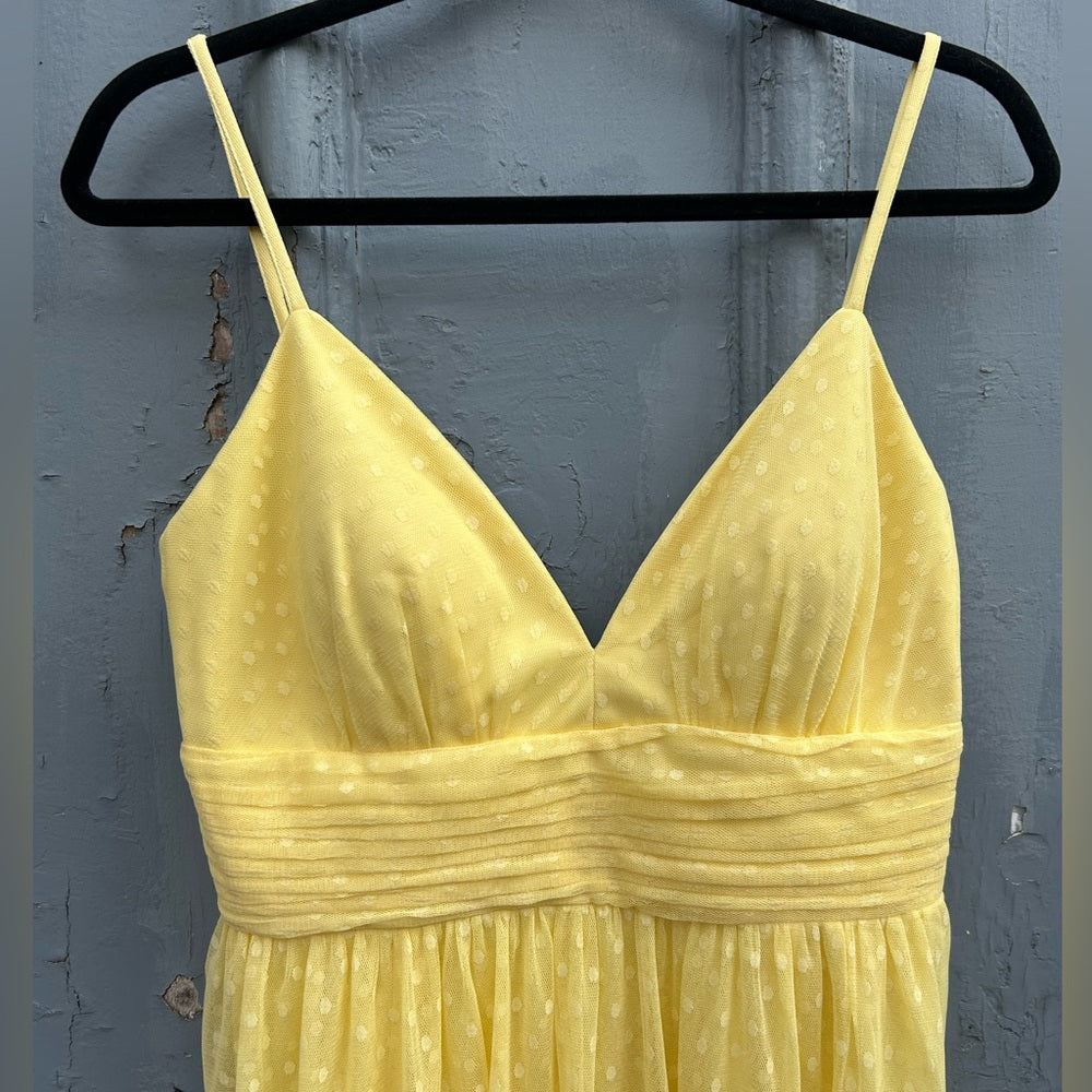 Jake’s Cocktail Yellow dress, size 38 (approx 6)