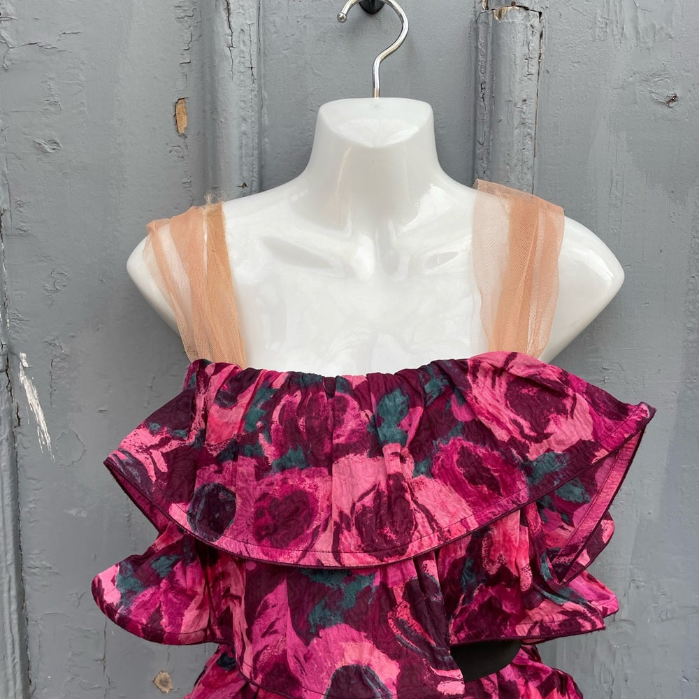 Lanvin x H&M Silk Tiered Dress no 9, size 6