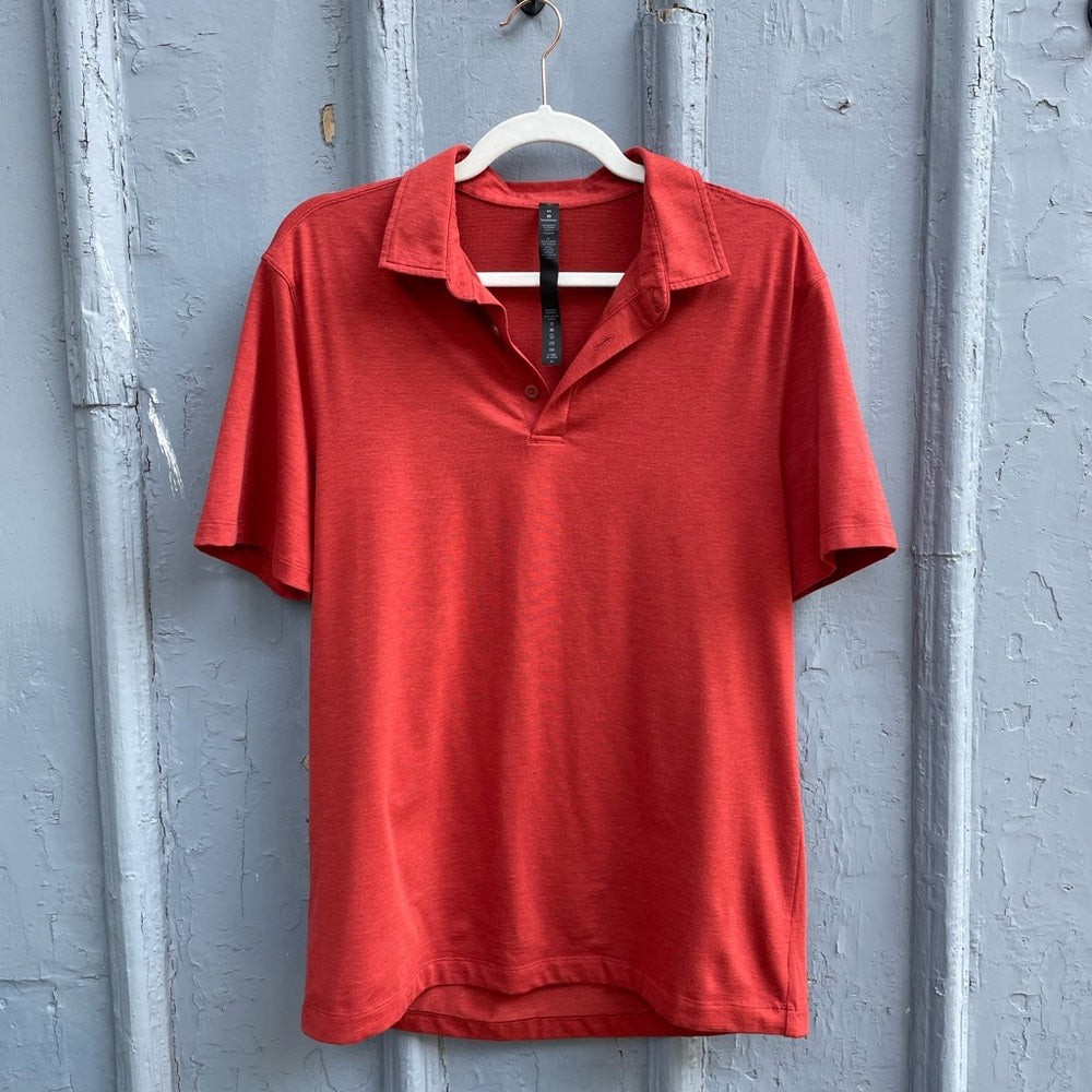Lululemon Evolution Short Sleeve Polo Shirt, Size M