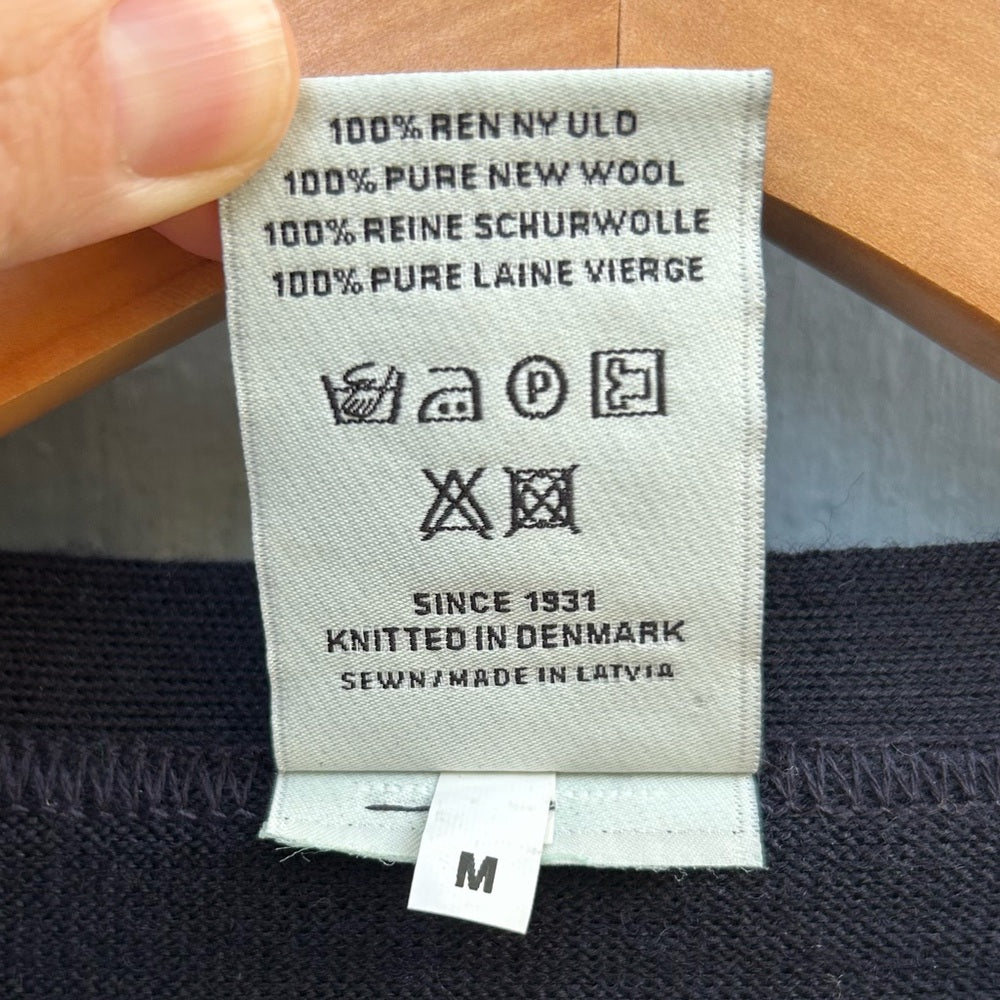SNS Herning Danish Wool N neck Sweater, size M