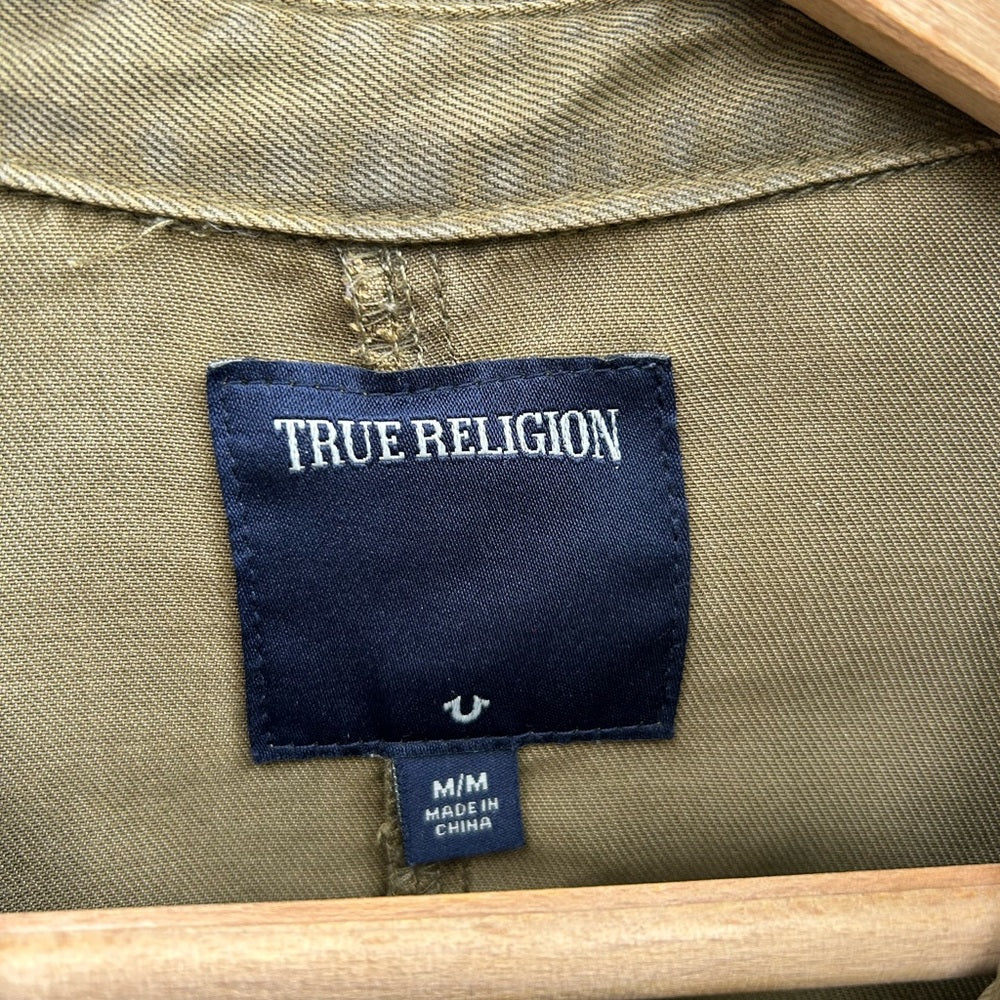 True Religion Khaki Military Jacket, size M