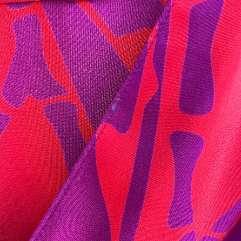 Amanda Uprichard Faux Wrap front Silk Blouse, size M