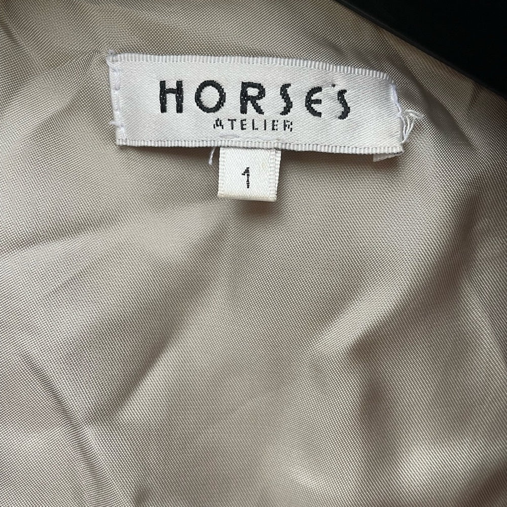 Horses Atelier Pink Boucle Patch Pocket Coat, size 1 (small)