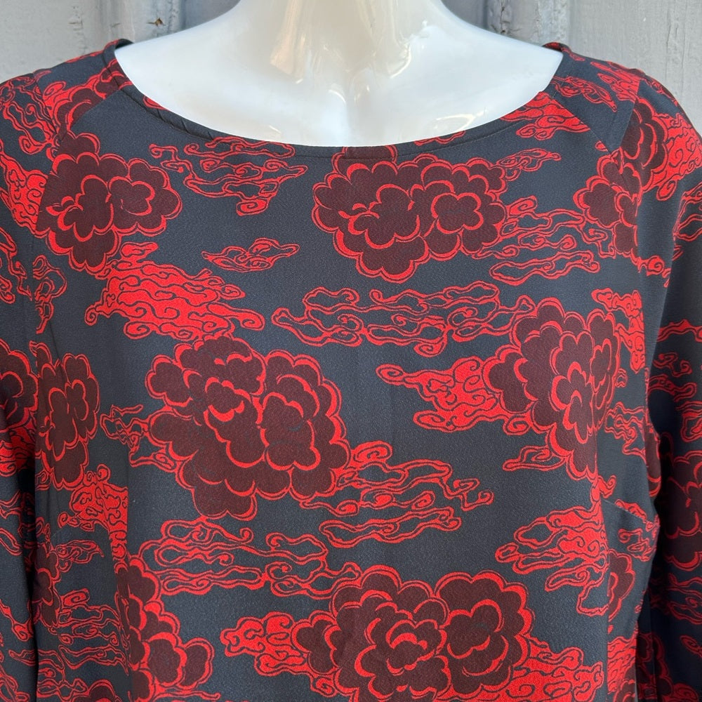 Dries Van Noten Chinoiserie Blouse, size 36
