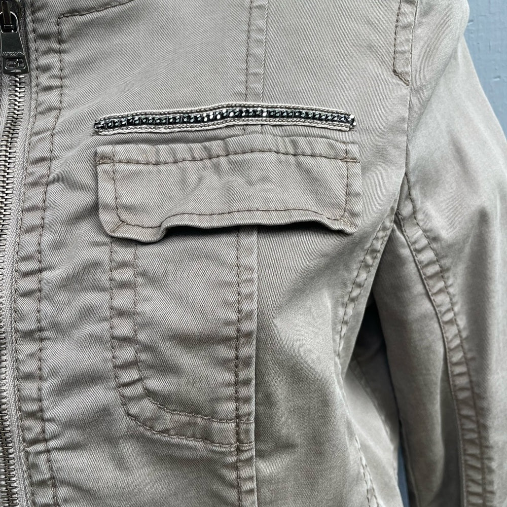 Marc Cain khaki jacket, size N3 (US 8)