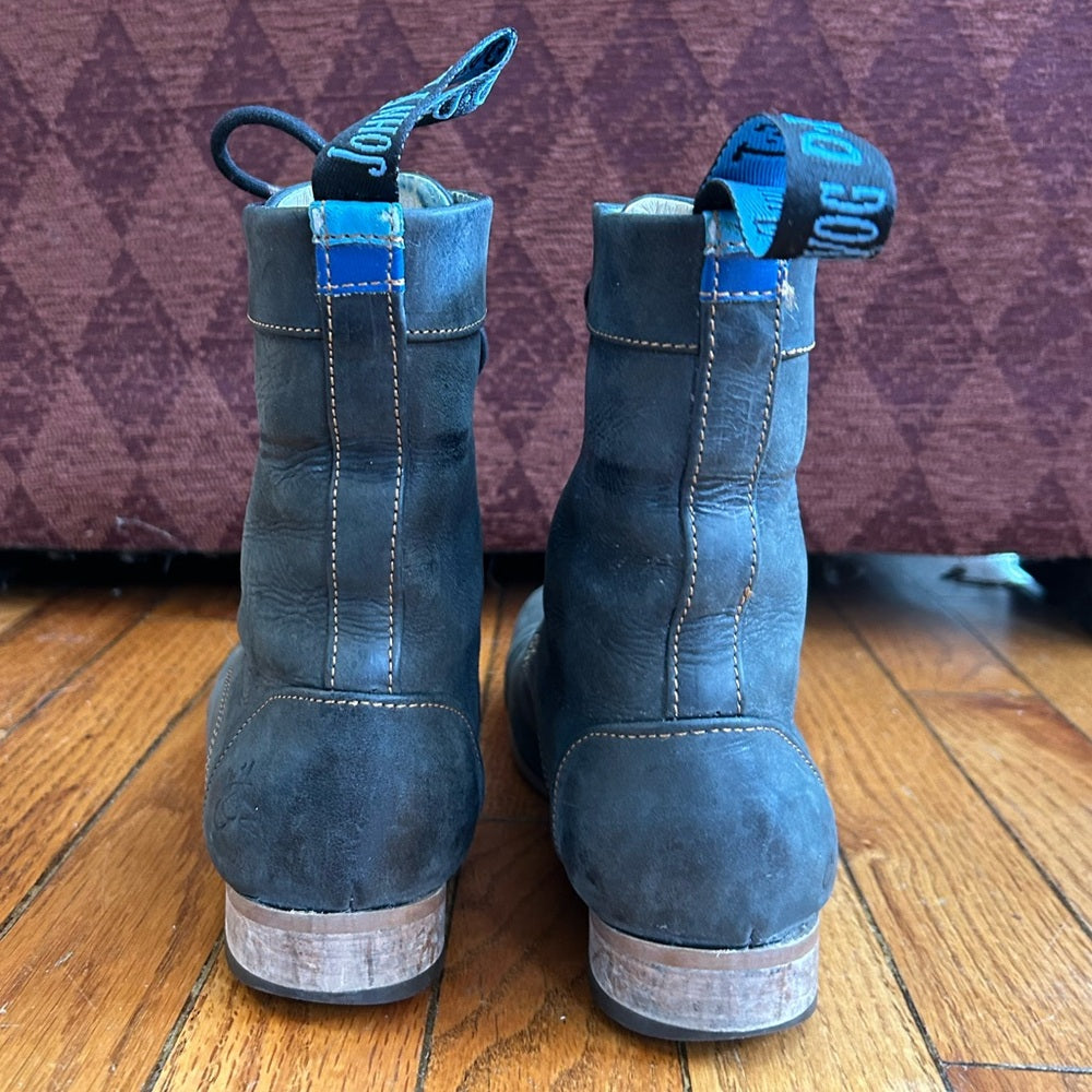 Fluevog Radio BBC Classic Lace-Up Boots, Women’s Size 7