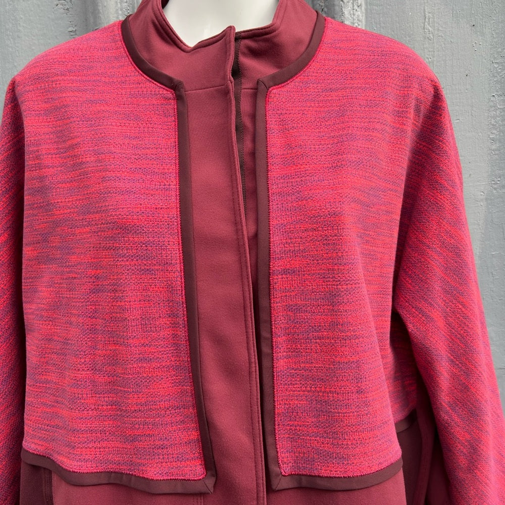 Lululemon Pink Cocoon Car Coat, size M