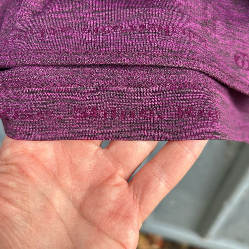 Lululemon purple swiftly tech racer back, size 4