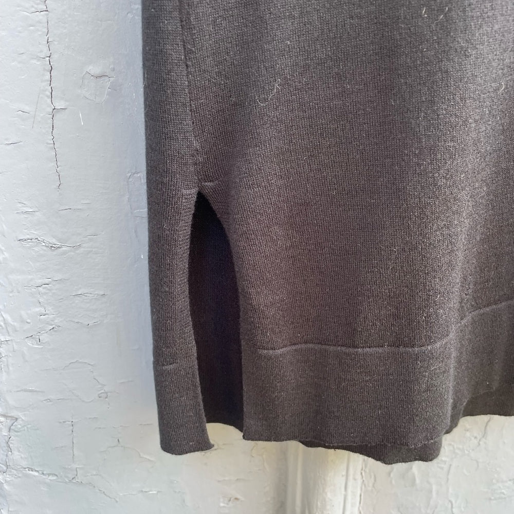 Wolford Black Cotton Silk Sweater Vest, size Small