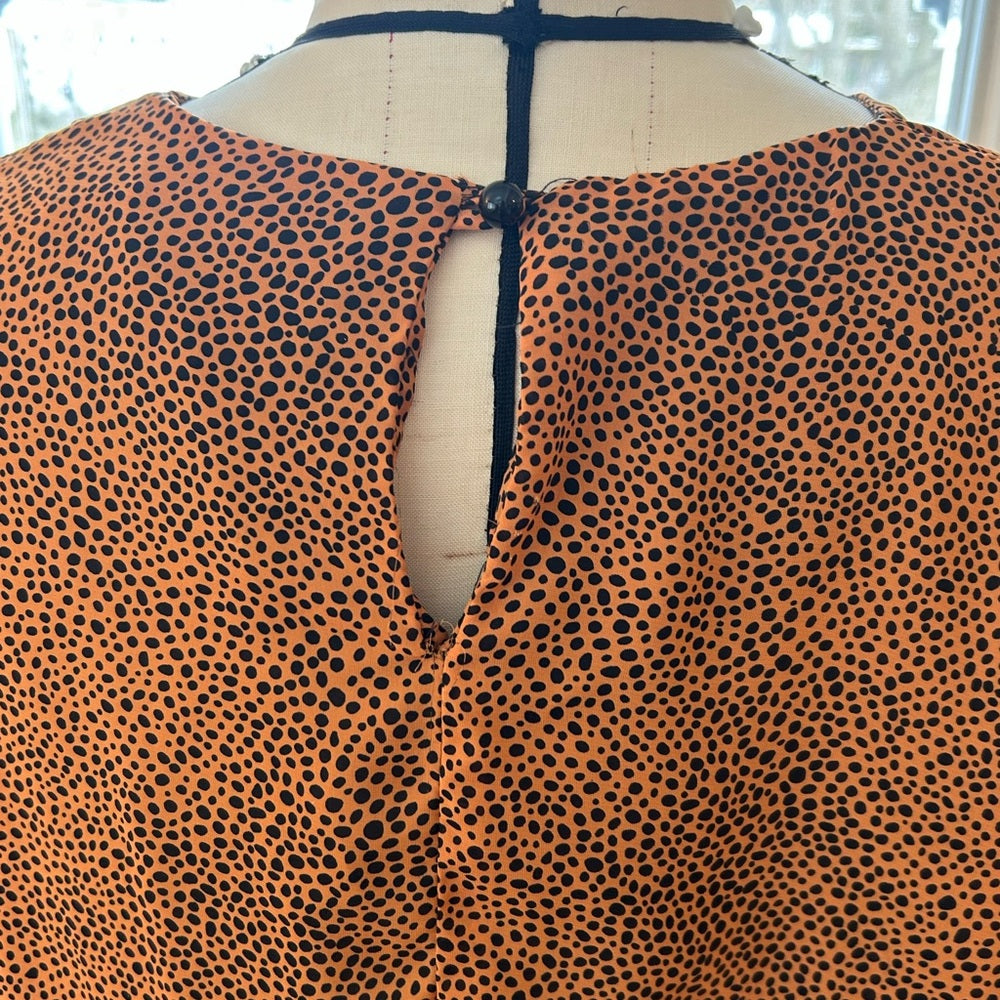 Bruce Wayne Vintage Animal Print Dress, Modern size 10