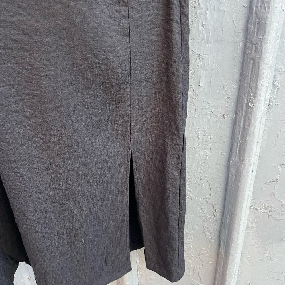 Oak+Fort Linen Blend Midi Dress, OS