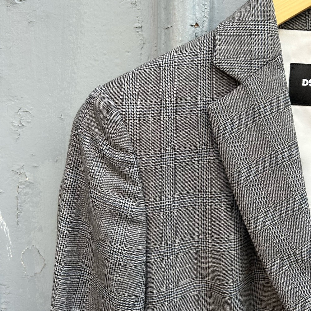 DSquared2 Houndstooth Wool Blazer, size 38 (US 4/6)