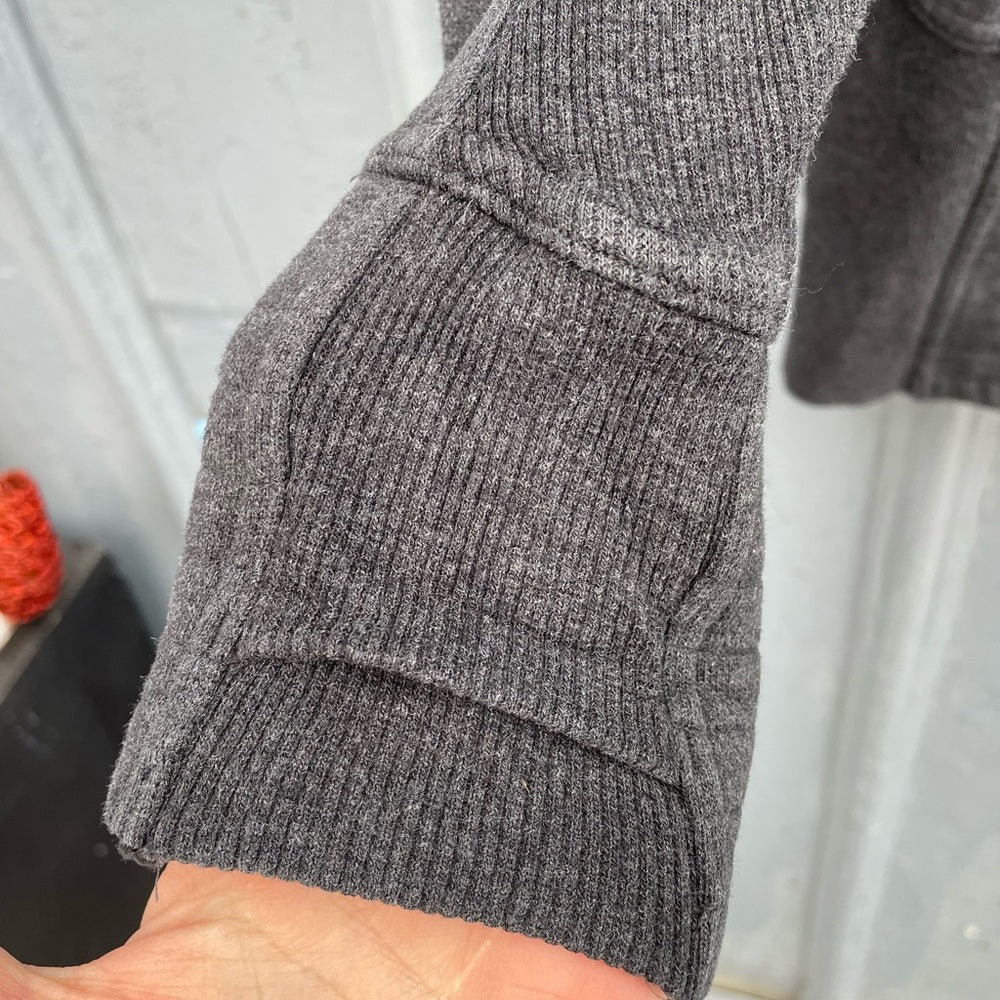 Lululemon Radiant Jacket In Heathered Black, Size 4