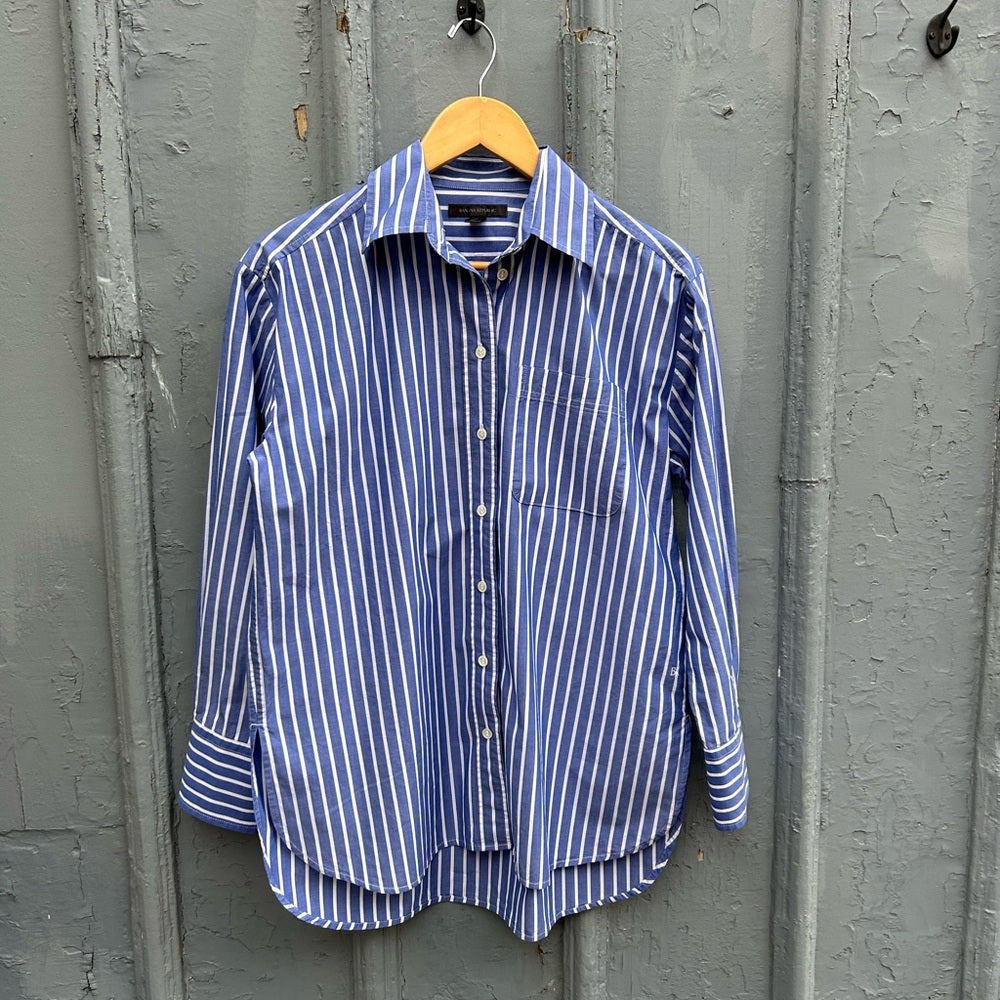 Banana Republic Striped Button-down, size XS