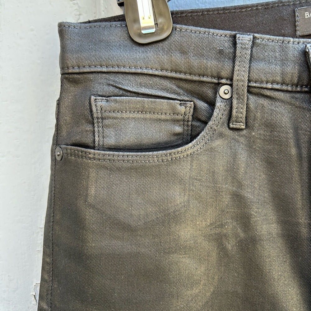 Banana Republic High Rise Slim Coated Denim, BNWT, size 8T