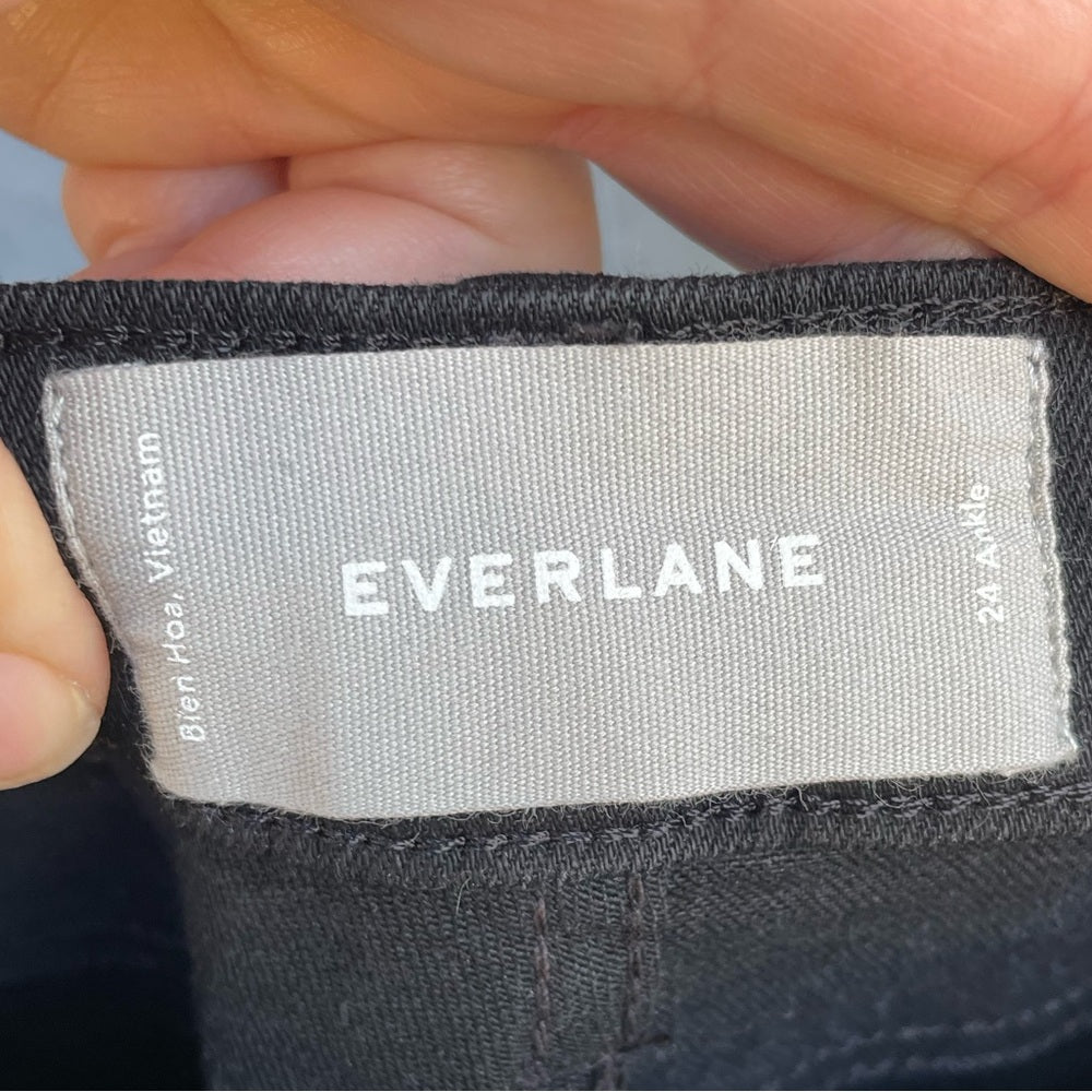Everlane Black Skinny Ankle Jeans, size 24