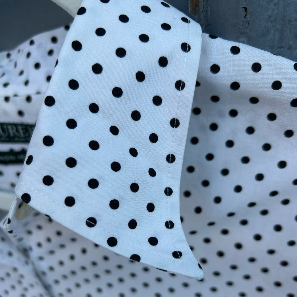 Lauren Ralph Lauren Polka Dot Button-down, Size M