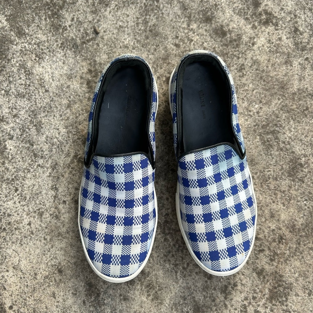 Celine Slip On Checked Shoes, size 37
