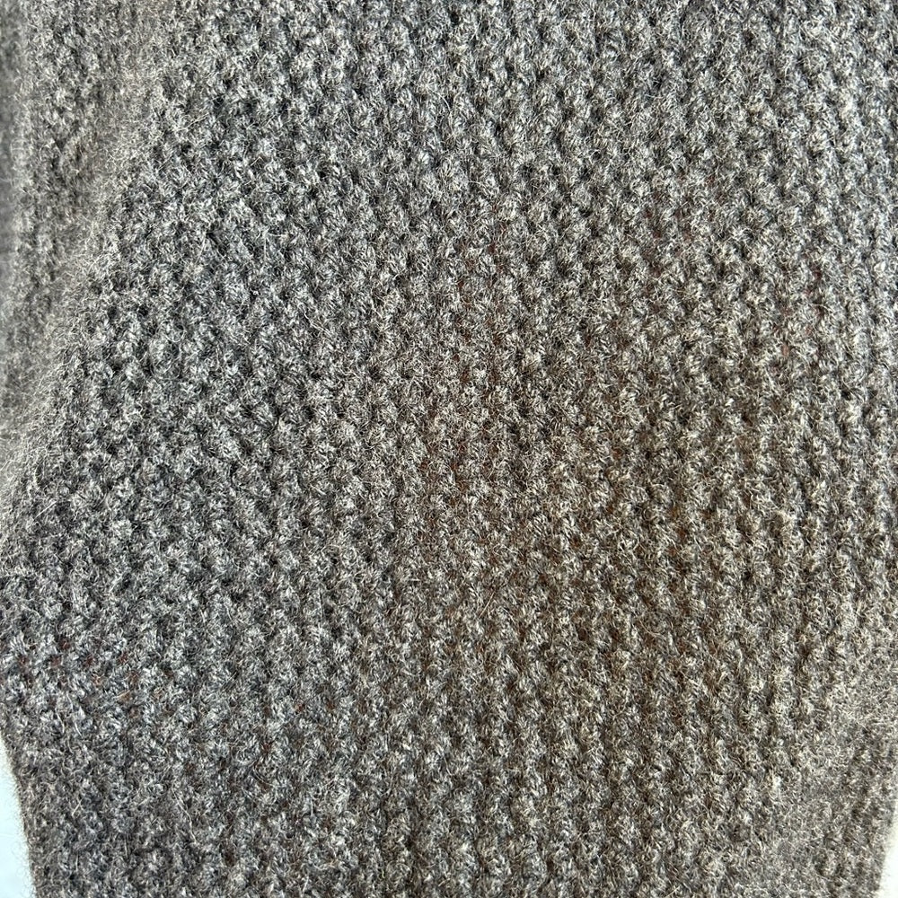 Patagonia Grey Recycled Cashmere Wool Sweater, size Large