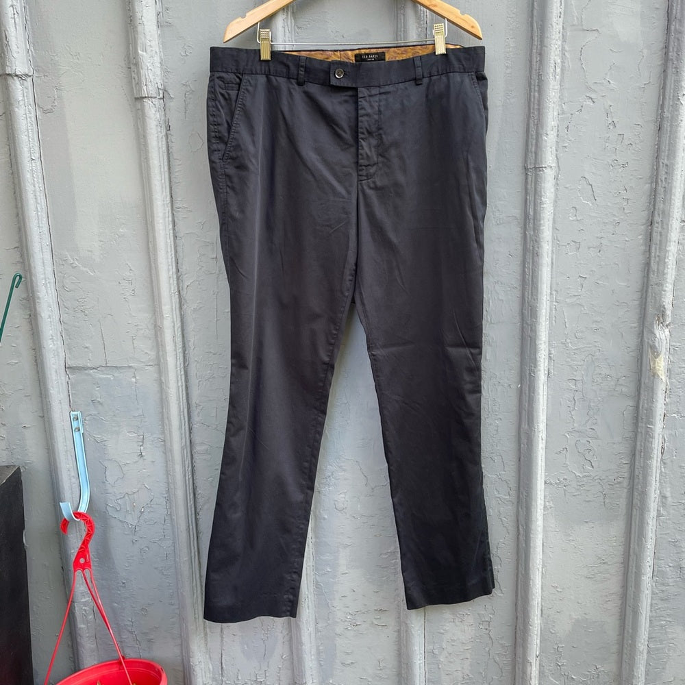 Ted Baker Navy Chino Cotton trousers, size 38