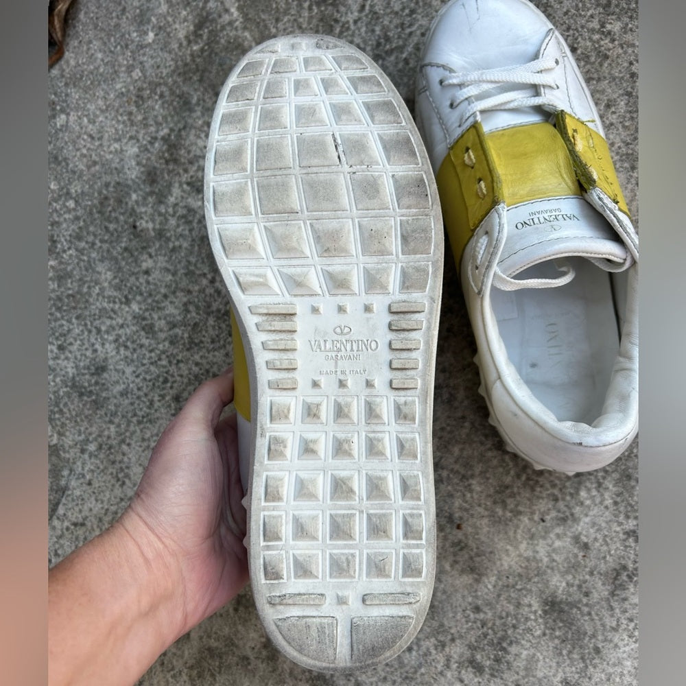 Valentino Garavani Open Rockstud low-top sneakers, size 41