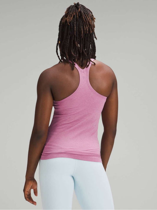 Lululemon Ebb to Street Tank Top, Pink, size 4
