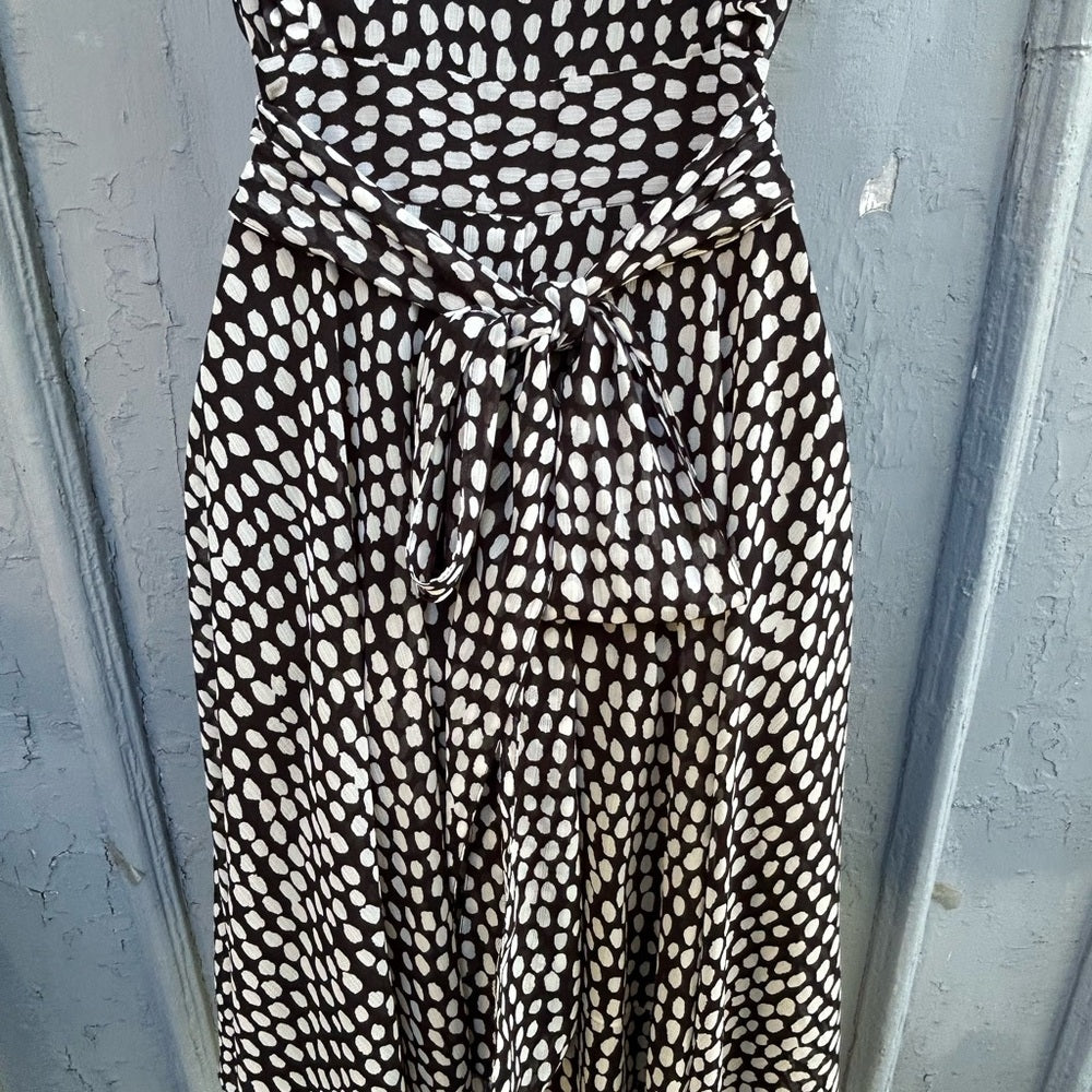 Club Monaco Saffra Printed Ruffle Dress, size 0